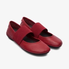 Camper Right Ballerinas Red - Womens Singapore CYHZHJ-213